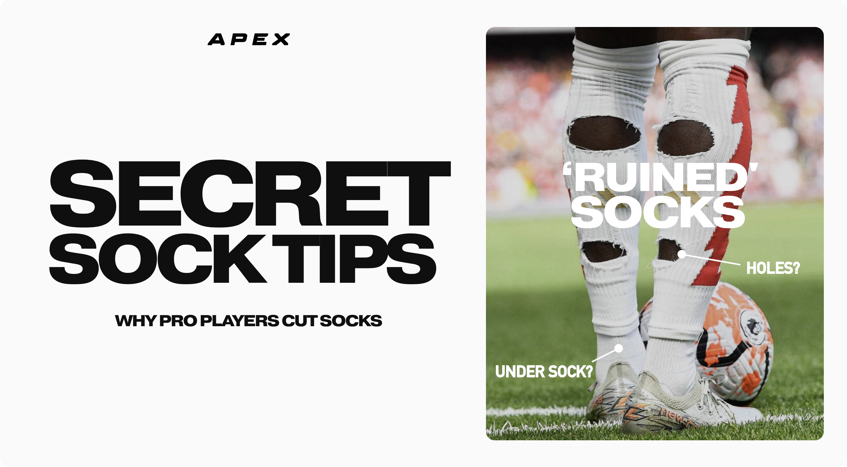 Explained: Why do footballers cut holes in their socks?
