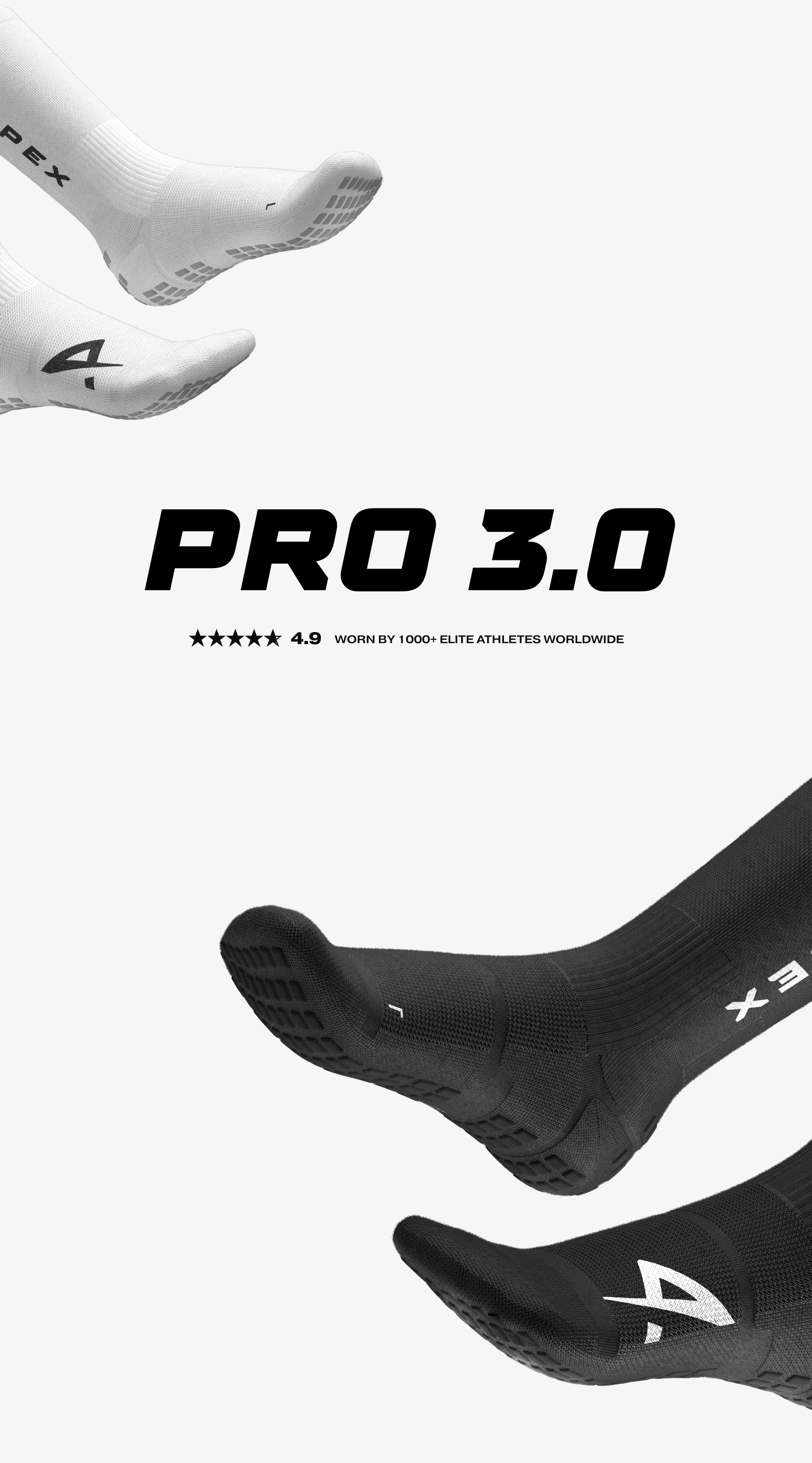 APEX Elite ExoFrame Grip Socks FREE Shipping